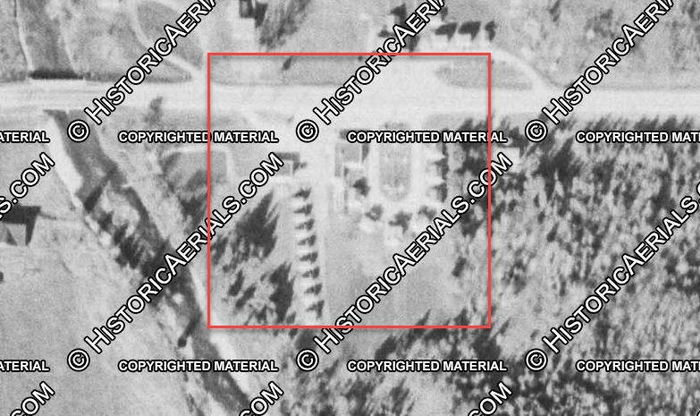 Sall-Mar Resort (Sal-Mar Court) - 1953 Aerial (newer photo)
